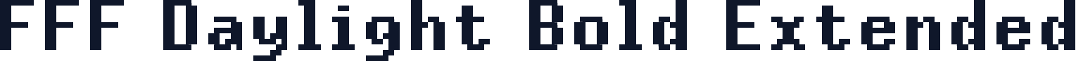 FFF Daylight Bold Extended