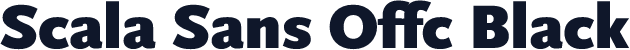 Scala Sans Offc Black