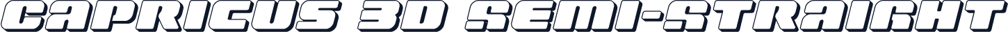 Capricus 3D Semi-Straight