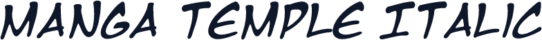 Manga Temple Italic