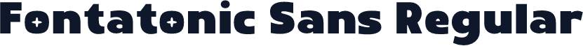 Fontatonic Sans Regular