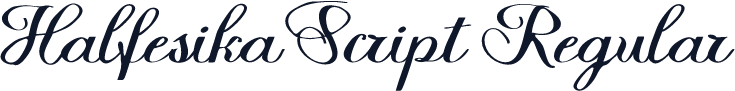 Halfesika Script Regular