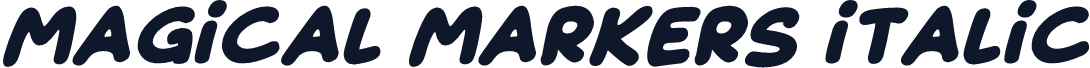 Magical Markers Italic