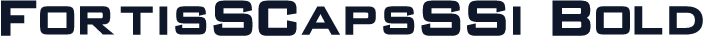 FortisSCapsSSi Bold