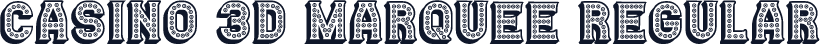 Casino 3D Marquee Regular