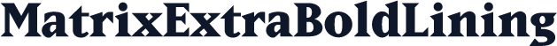 MatrixExtraBoldLining