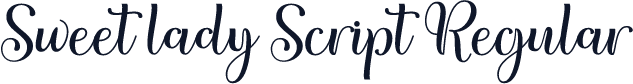 Sweet lady Script Regular