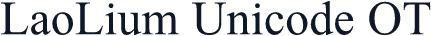 LaoLium Unicode OT