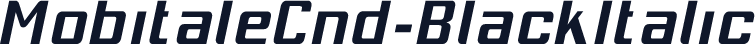 MobitaleCnd-BlackItalic