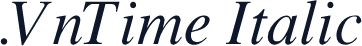 .VnTime Italic