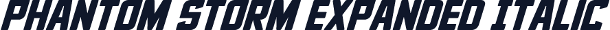 Phantom Storm Expanded Italic