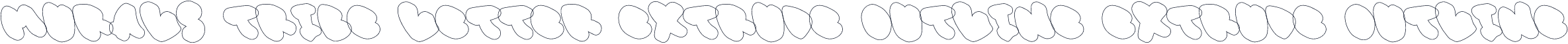 Murals Tribe Letter Extrude Outline Extrude Outline