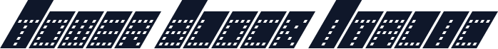 Tower Block Italic