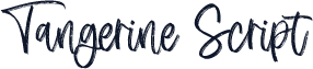 Tangerine Script