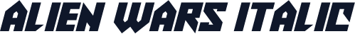 Alien Wars Italic
