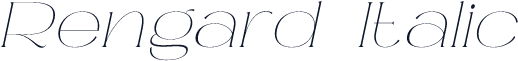 Rengard Italic