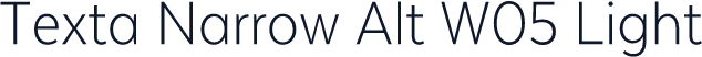 Texta Narrow Alt W05 Light