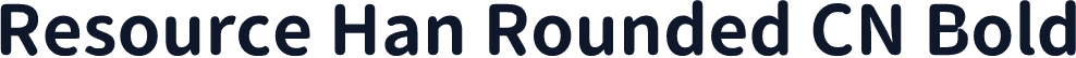 Resource Han Rounded CN Bold