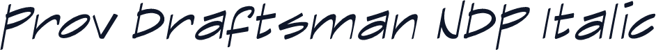 Prov Draftsman NDP Italic