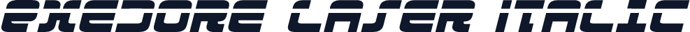 Exedore Laser Italic