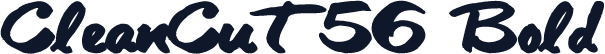 CleanCut56 Bold