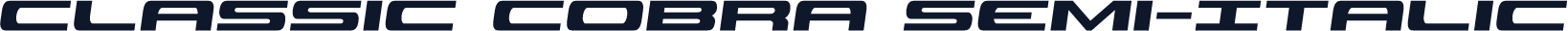 Classic Cobra Semi-Italic