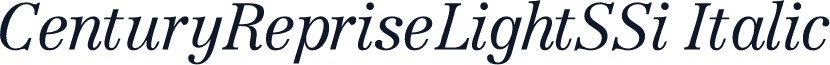 CenturyRepriseLightSSi Italic