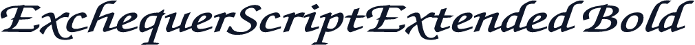 ExchequerScriptExtended Bold