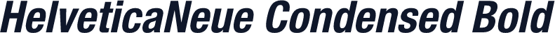 HelveticaNeue Condensed Bold