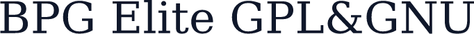 BPG Elite GPL&GNU