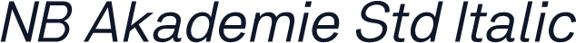 NB Akademie Std Italic
