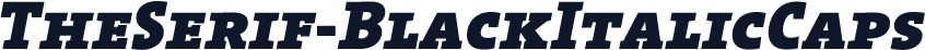 TheSerif-BlackItalicCaps