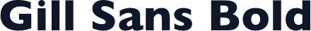 Gill Sans Bold