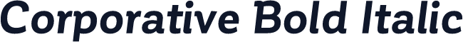 Corporative Bold Italic