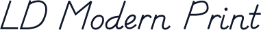 LD Modern Print