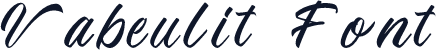 Vabeulit Font