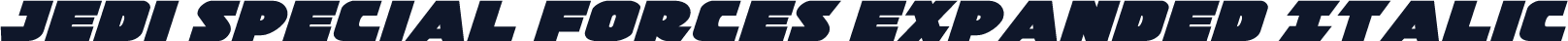 Jedi Special Forces Expanded Italic