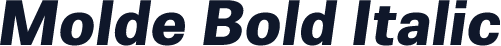 Molde Bold Italic