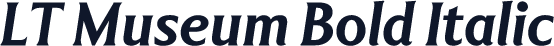 LT Museum Bold Italic