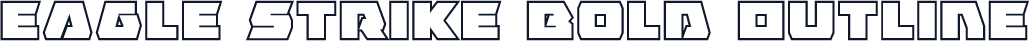 Eagle Strike Bold Outline