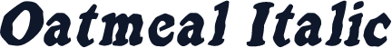 Oatmeal Italic