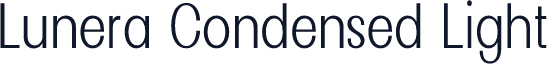 Lunera Condensed Light