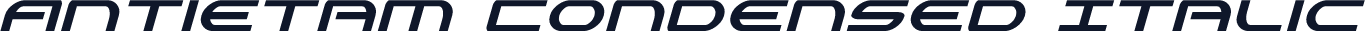 Antietam Condensed Italic