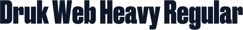 Druk Web Heavy Regular