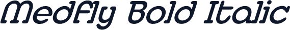 Medfly Bold Italic