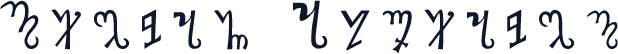 Theban Alphabet