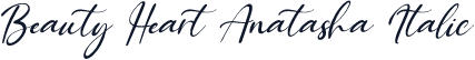 Beauty Heart Anatasha Italic