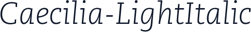 Caecilia-LightItalic