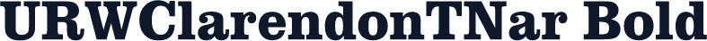 URWClarendonTNar Bold