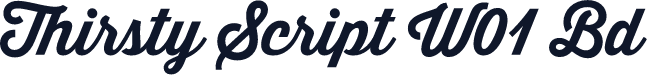 Thirsty Script W01 Bd
